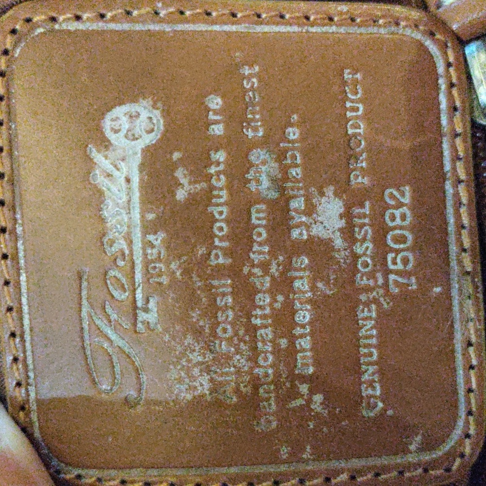 Fossil Red Canvas Bag. Gw1 - image 3